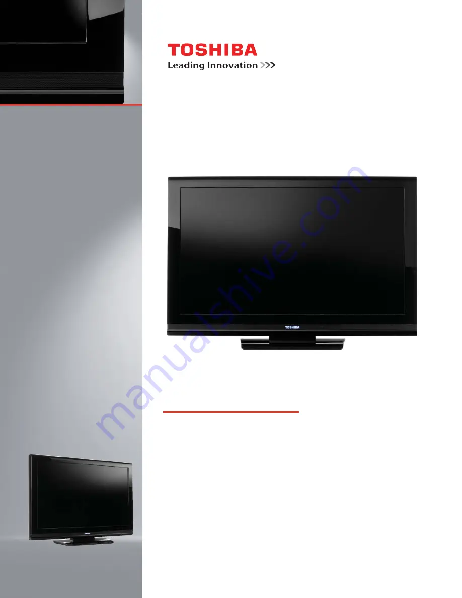 Toshiba 37RV525RZ Brochure Download Page 1