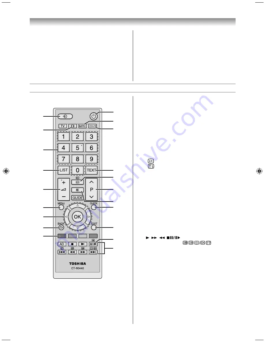 Toshiba 39L4300 Series Скачать руководство пользователя страница 9