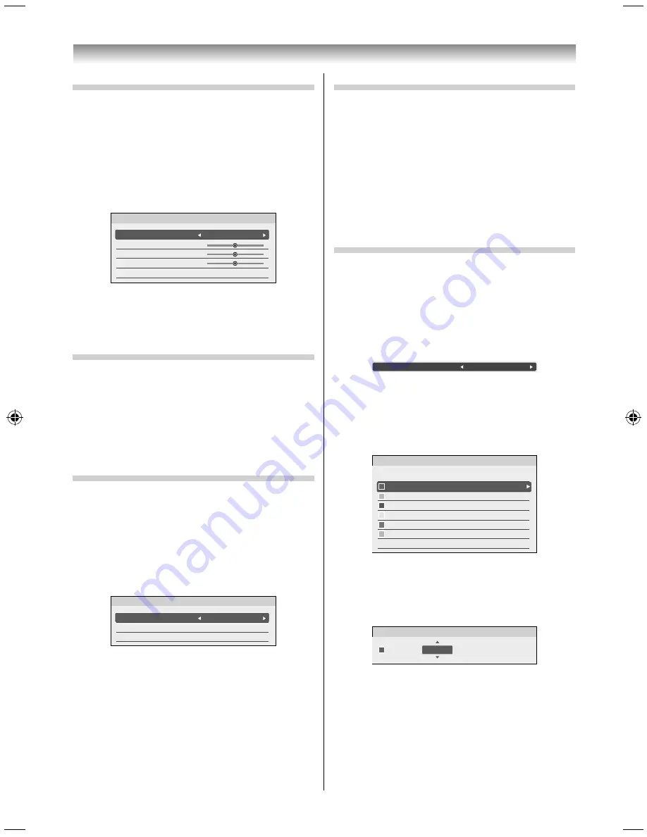 Toshiba 39L4300 Series Owner'S Manual Download Page 20