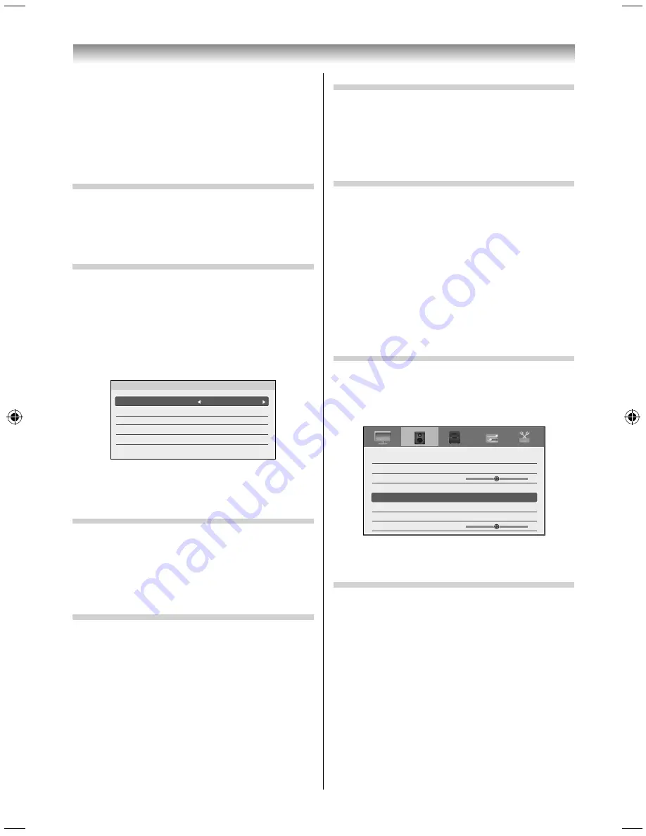 Toshiba 39L4300 Series Owner'S Manual Download Page 22