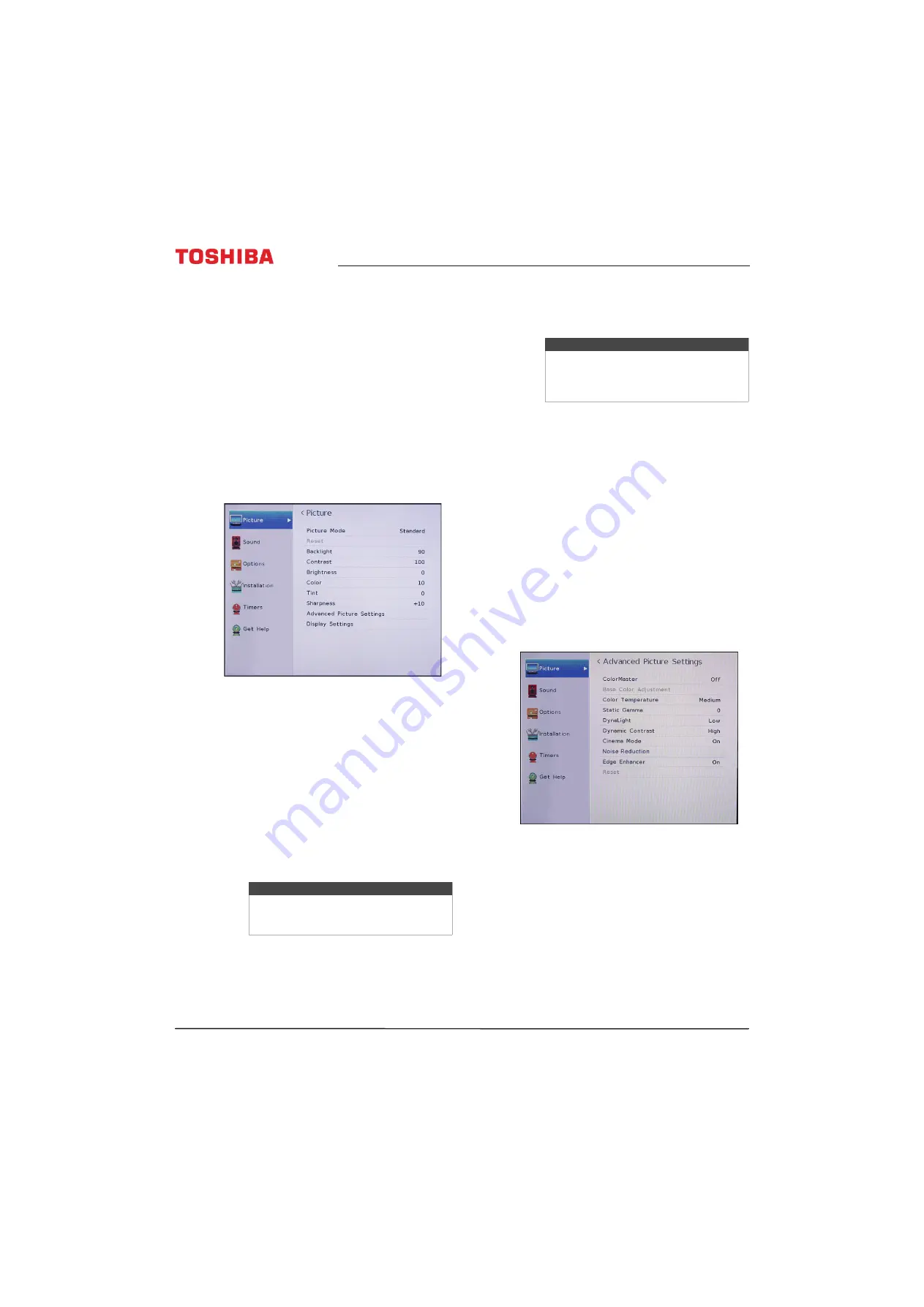 Toshiba 40L310U Скачать руководство пользователя страница 51