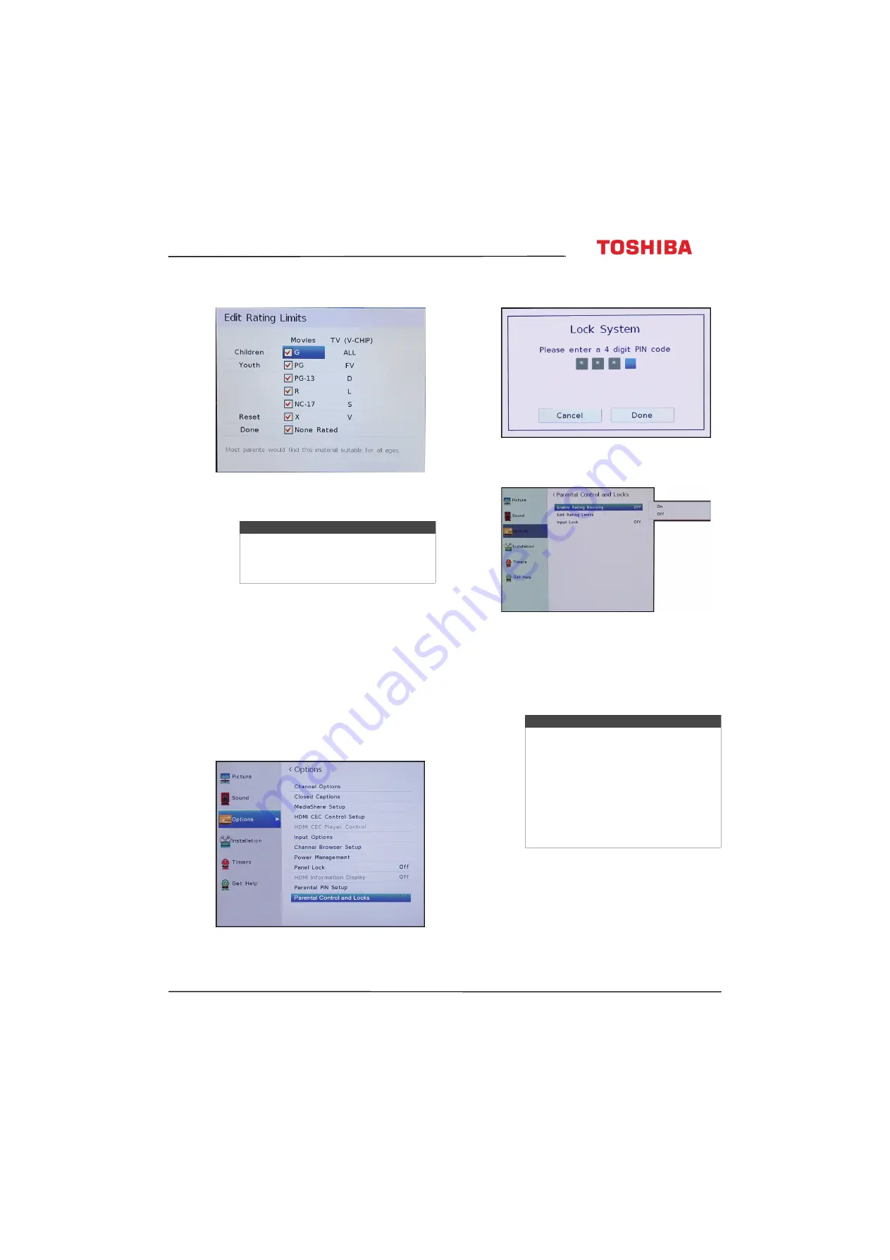 Toshiba 40L310U Manual Download Page 64