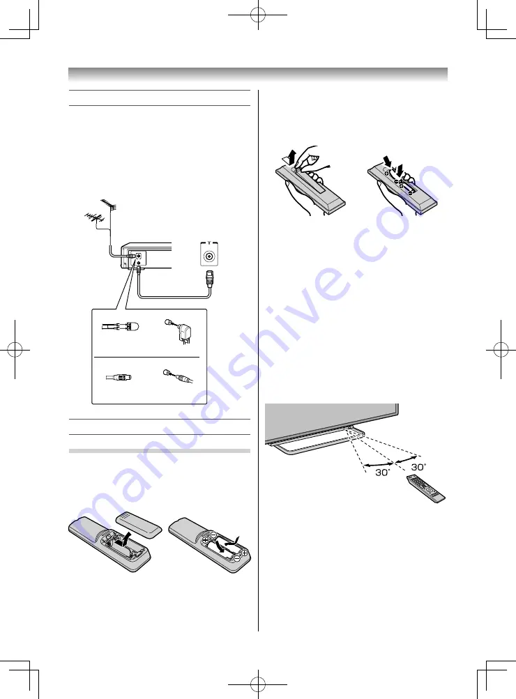 Toshiba 40L555 Series Owner'S Manual Download Page 7