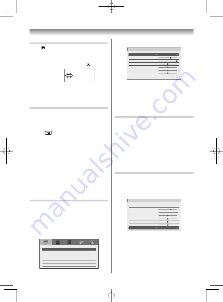 Toshiba 40L555 Series Owner'S Manual Download Page 21