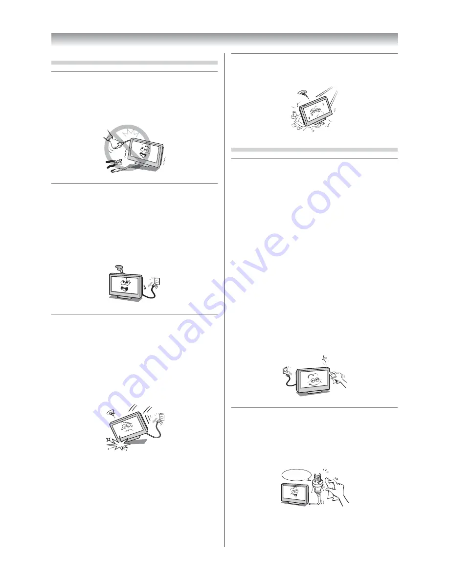 Toshiba 40VL20 Series Owner'S Manual Download Page 6