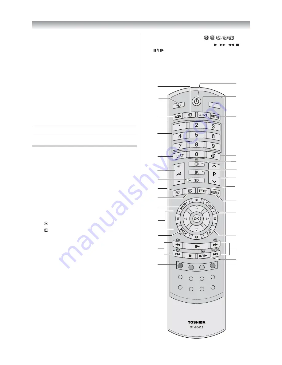 Toshiba 40VL20 Series Owner'S Manual Download Page 10