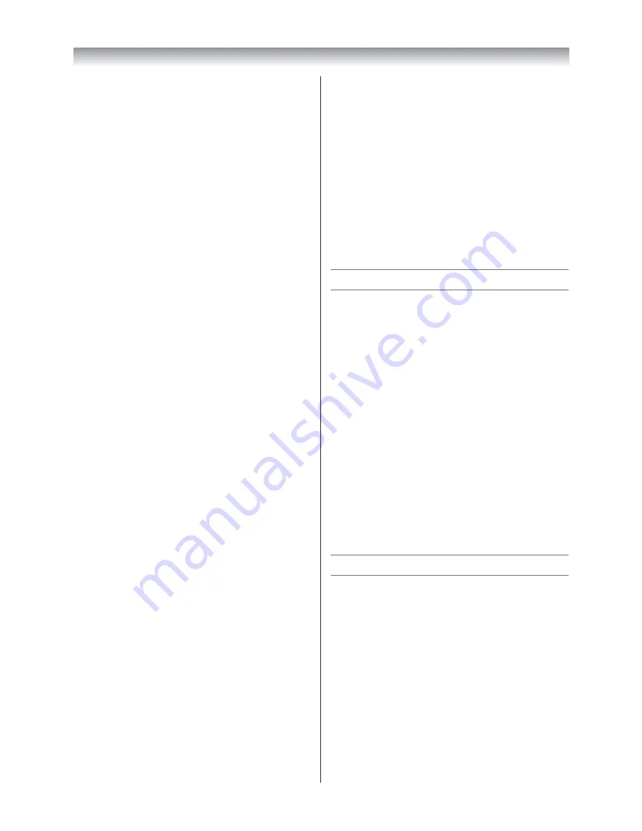 Toshiba 40VL20 Series Owner'S Manual Download Page 42