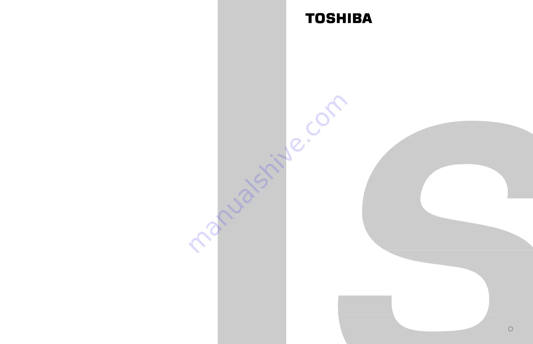 Toshiba 40WH08B Service Manual Download Page 1