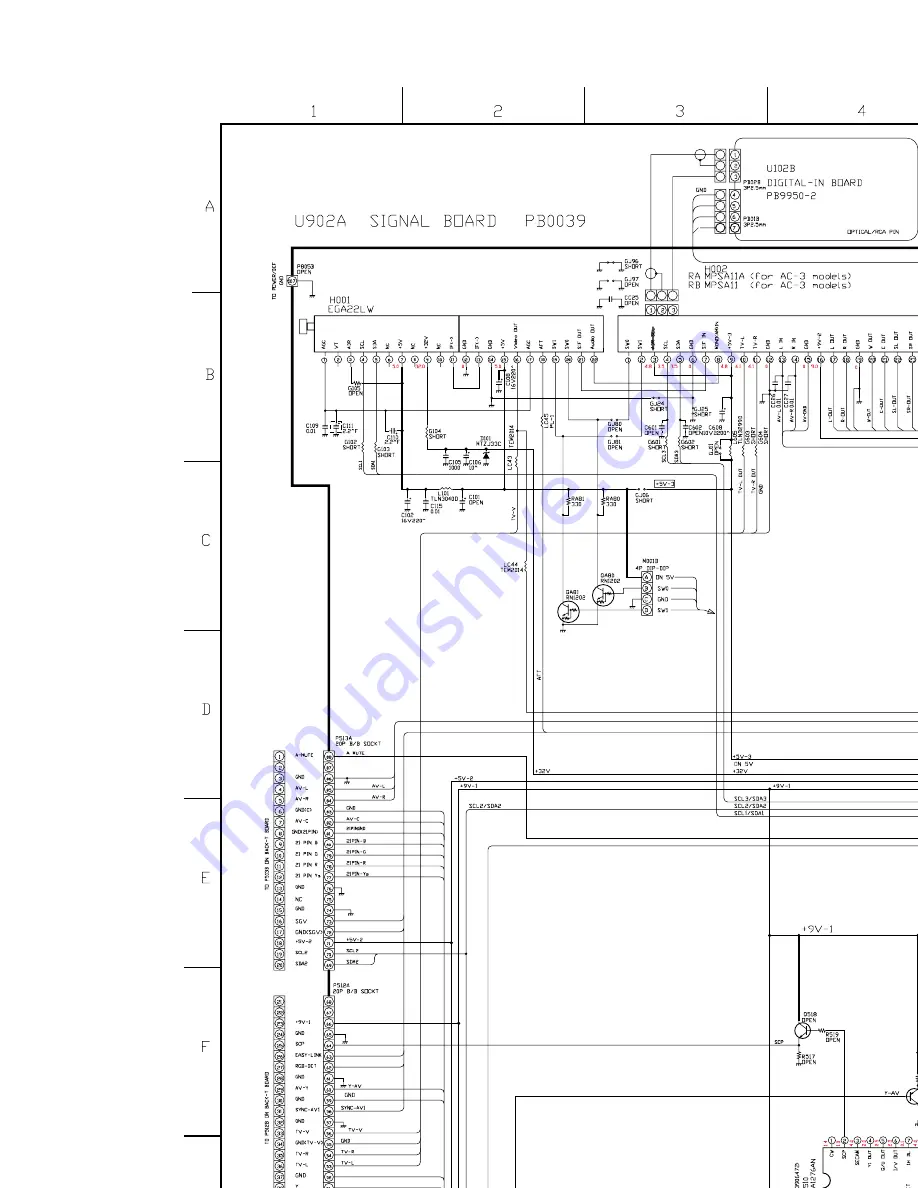 Toshiba 40WH08B Service Manual Download Page 44