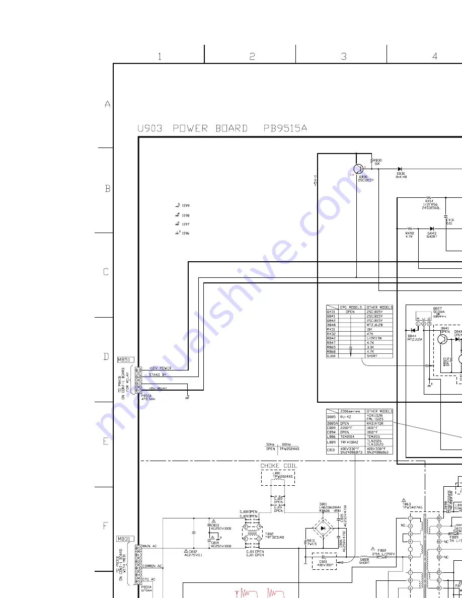 Toshiba 40WH08B Service Manual Download Page 53