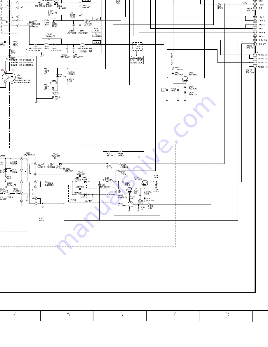 Toshiba 40WH08B Service Manual Download Page 58