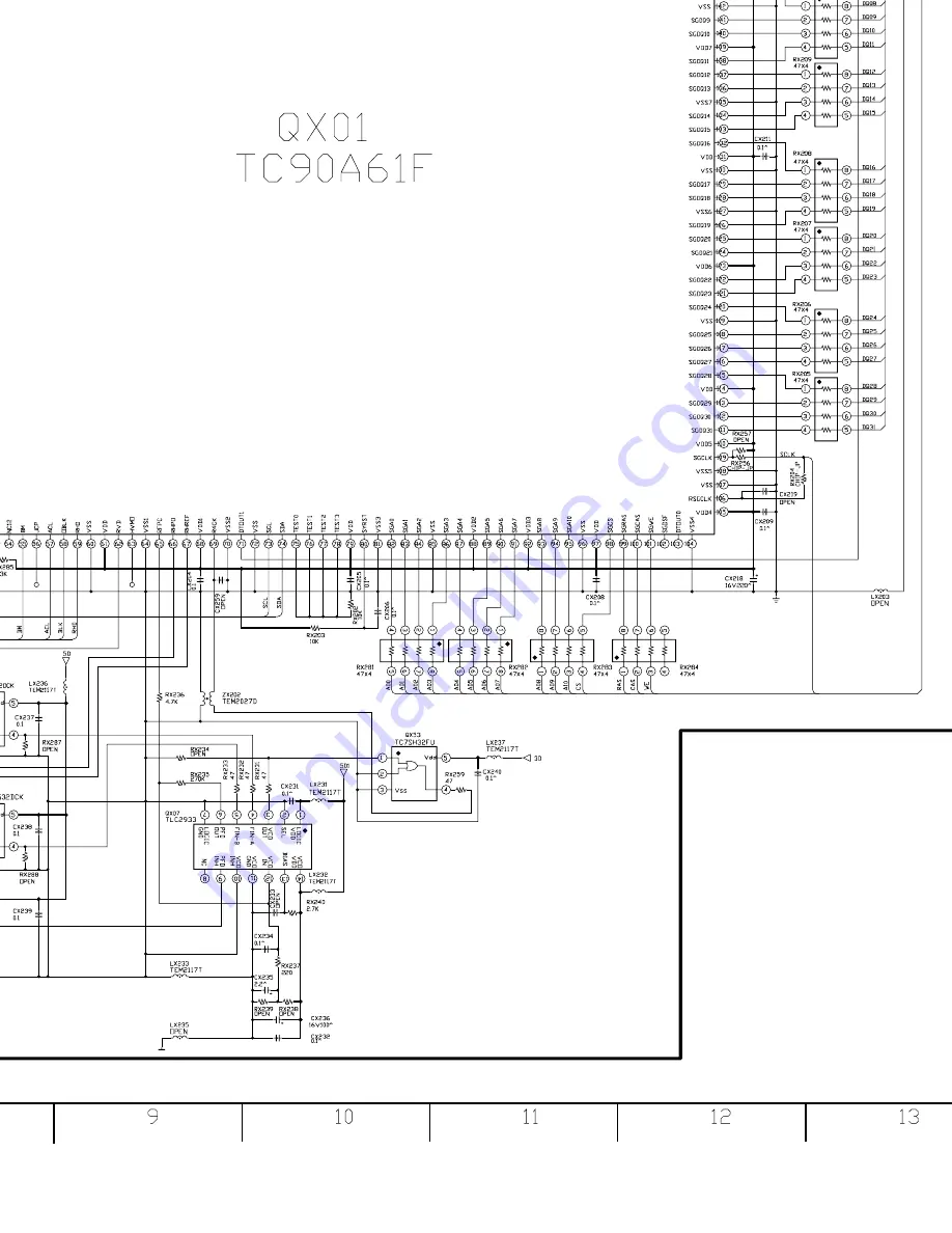 Toshiba 40WH08B Service Manual Download Page 68