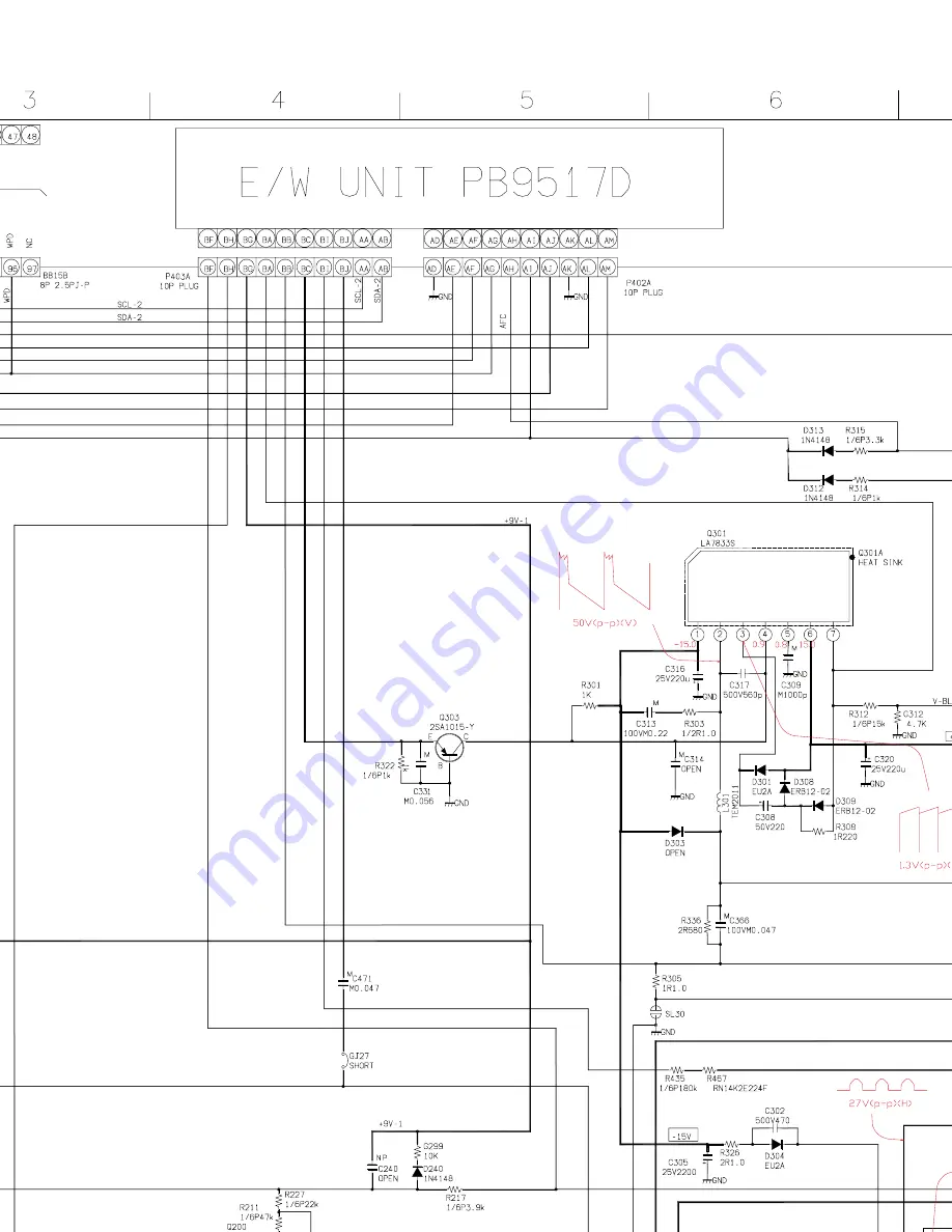 Toshiba 40WH08B Service Manual Download Page 92