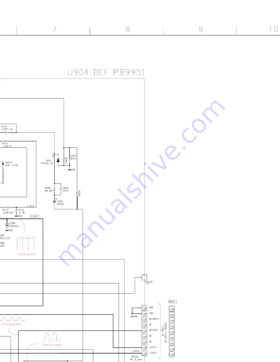 Toshiba 40WH08B Service Manual Download Page 93