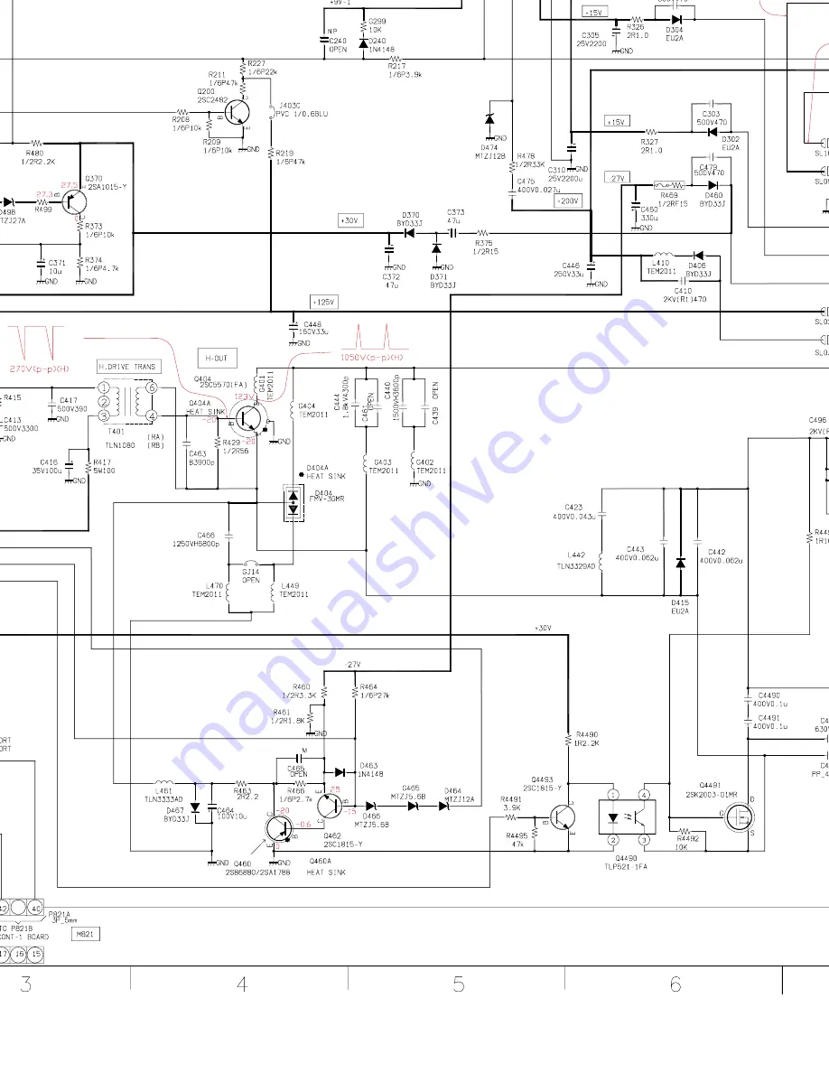 Toshiba 40WH08B Service Manual Download Page 96