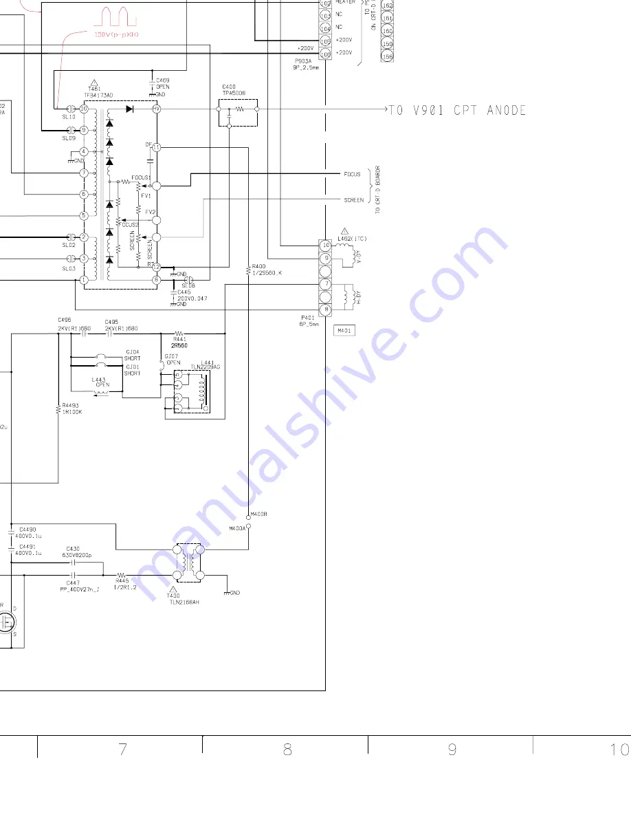 Toshiba 40WH08B Service Manual Download Page 97