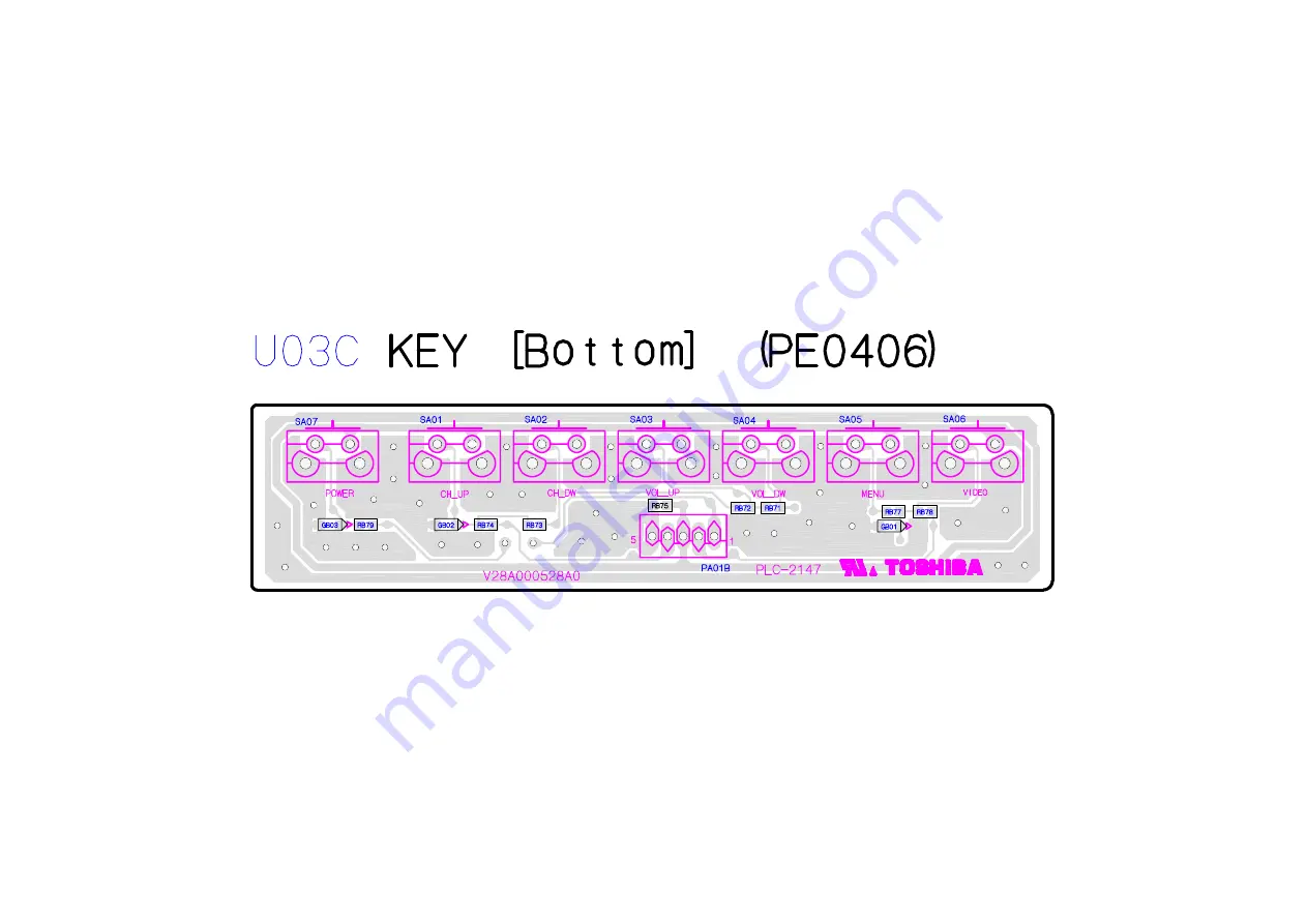 Toshiba 40XF350P Service Manual Download Page 54