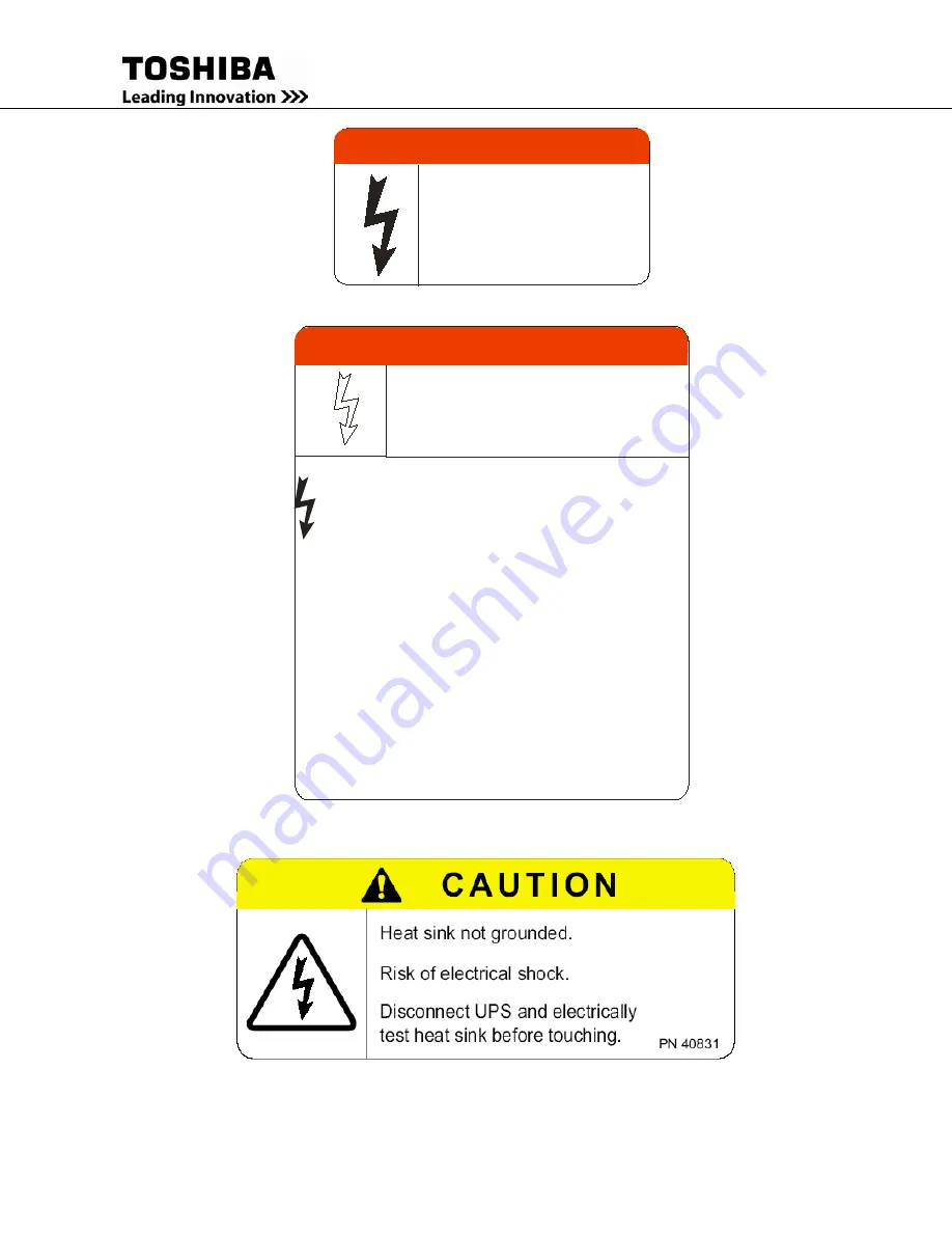 Toshiba 4200FA CT Installation And Operation Manual Download Page 13