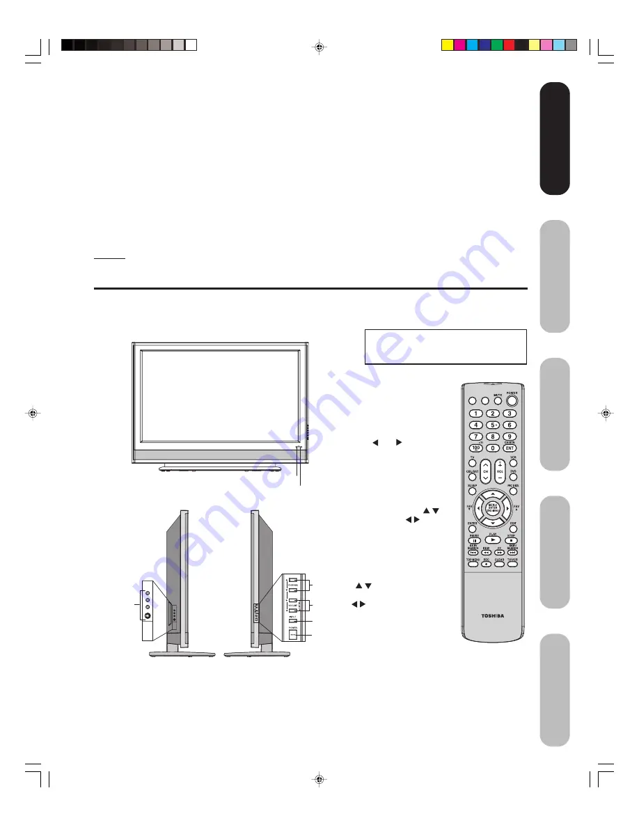 Toshiba 42HP16 Owner'S Manual Download Page 7