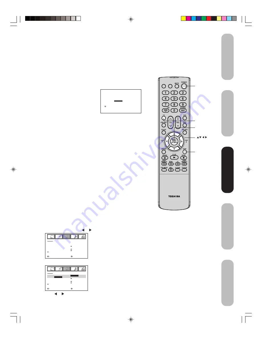 Toshiba 42HP16 Owner'S Manual Download Page 23