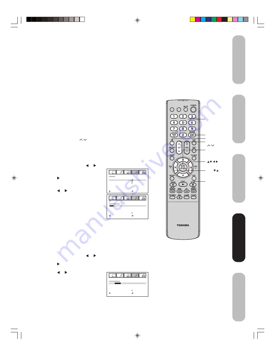 Toshiba 42HP16 Owner'S Manual Download Page 25