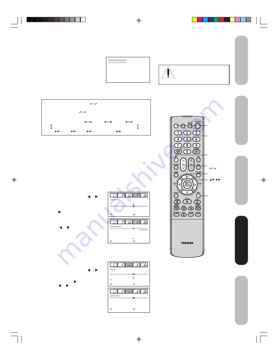 Toshiba 42HP16 Owner'S Manual Download Page 31