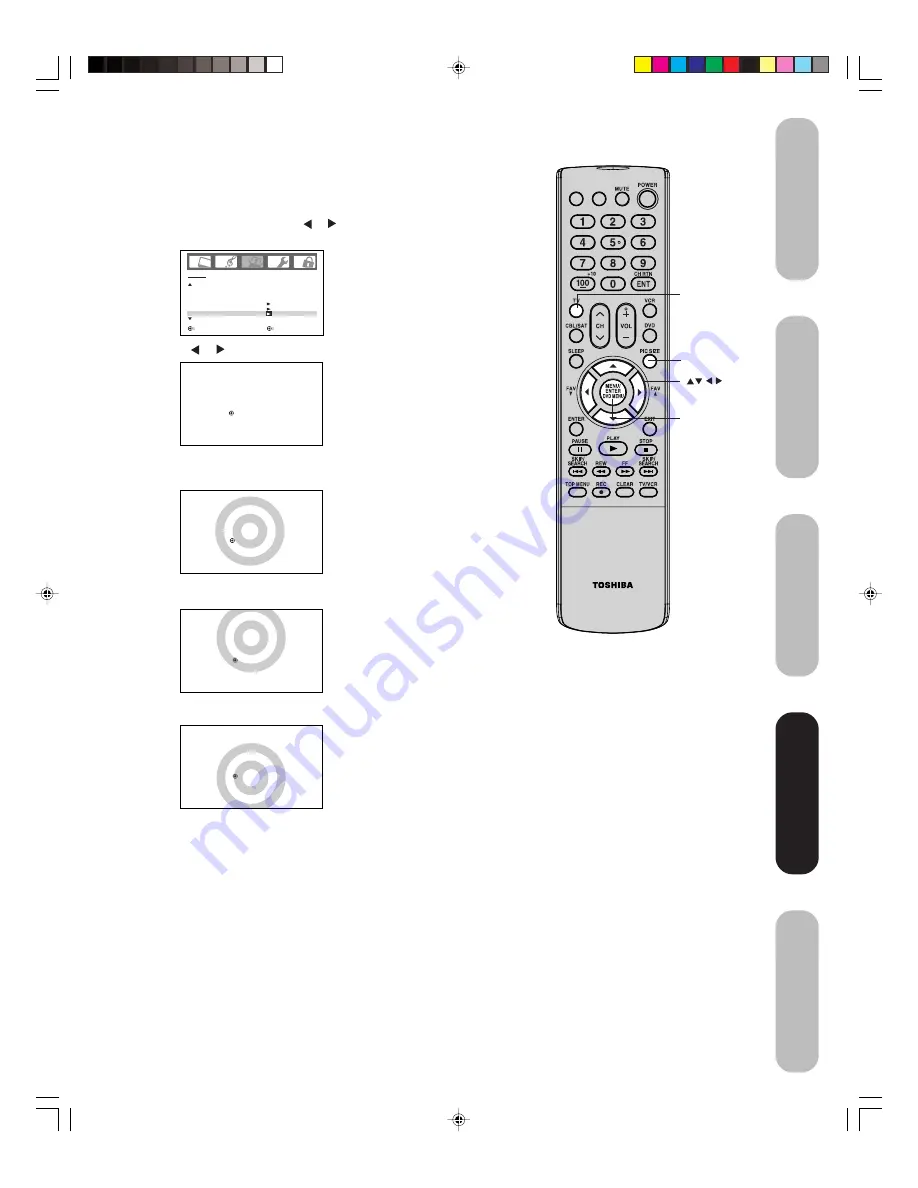 Toshiba 42HP16 Owner'S Manual Download Page 35