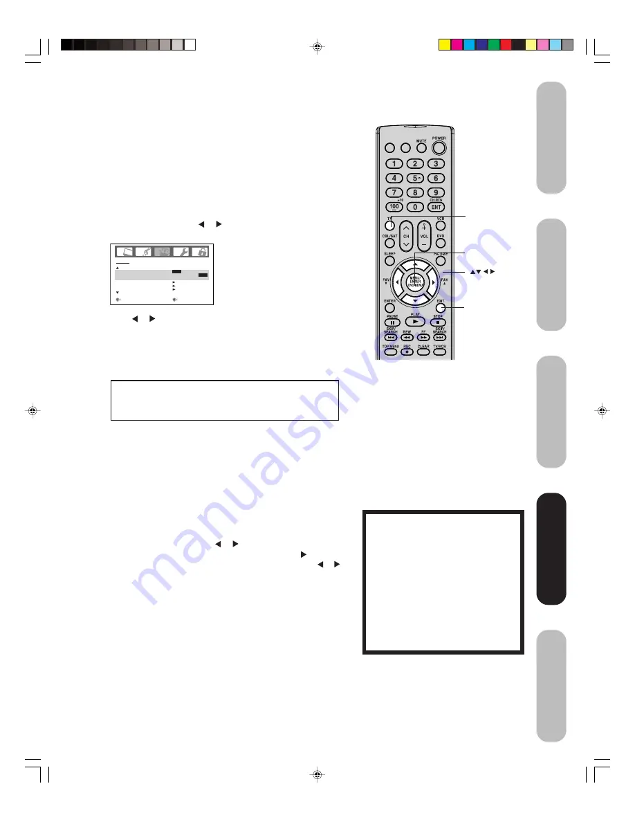 Toshiba 42HP16 Owner'S Manual Download Page 37