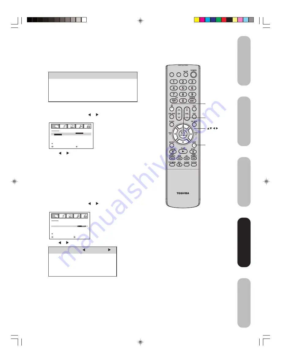 Toshiba 42HP16 Owner'S Manual Download Page 39