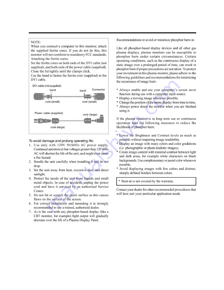 Toshiba 42HP82 Owner'S Manual Download Page 4