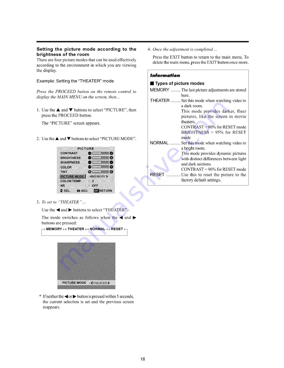 Toshiba 42HP82 Owner'S Manual Download Page 23