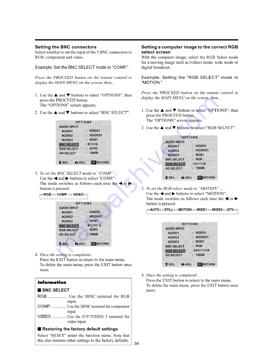 Toshiba 42HP82 Owner'S Manual Download Page 39