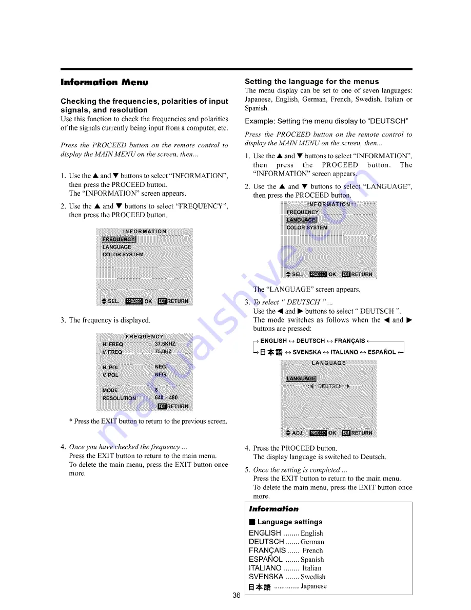 Toshiba 42HP82 Скачать руководство пользователя страница 41