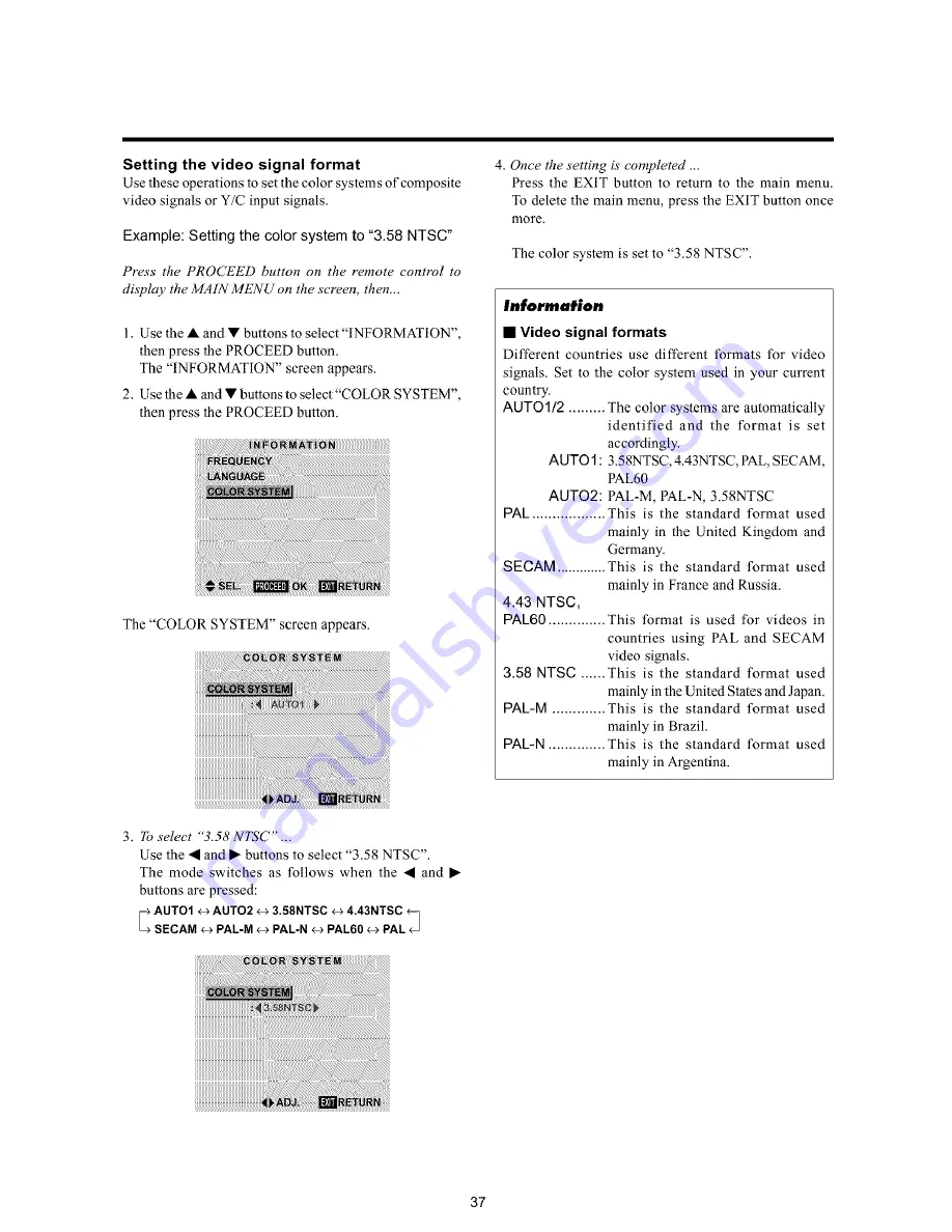 Toshiba 42HP82 Owner'S Manual Download Page 42