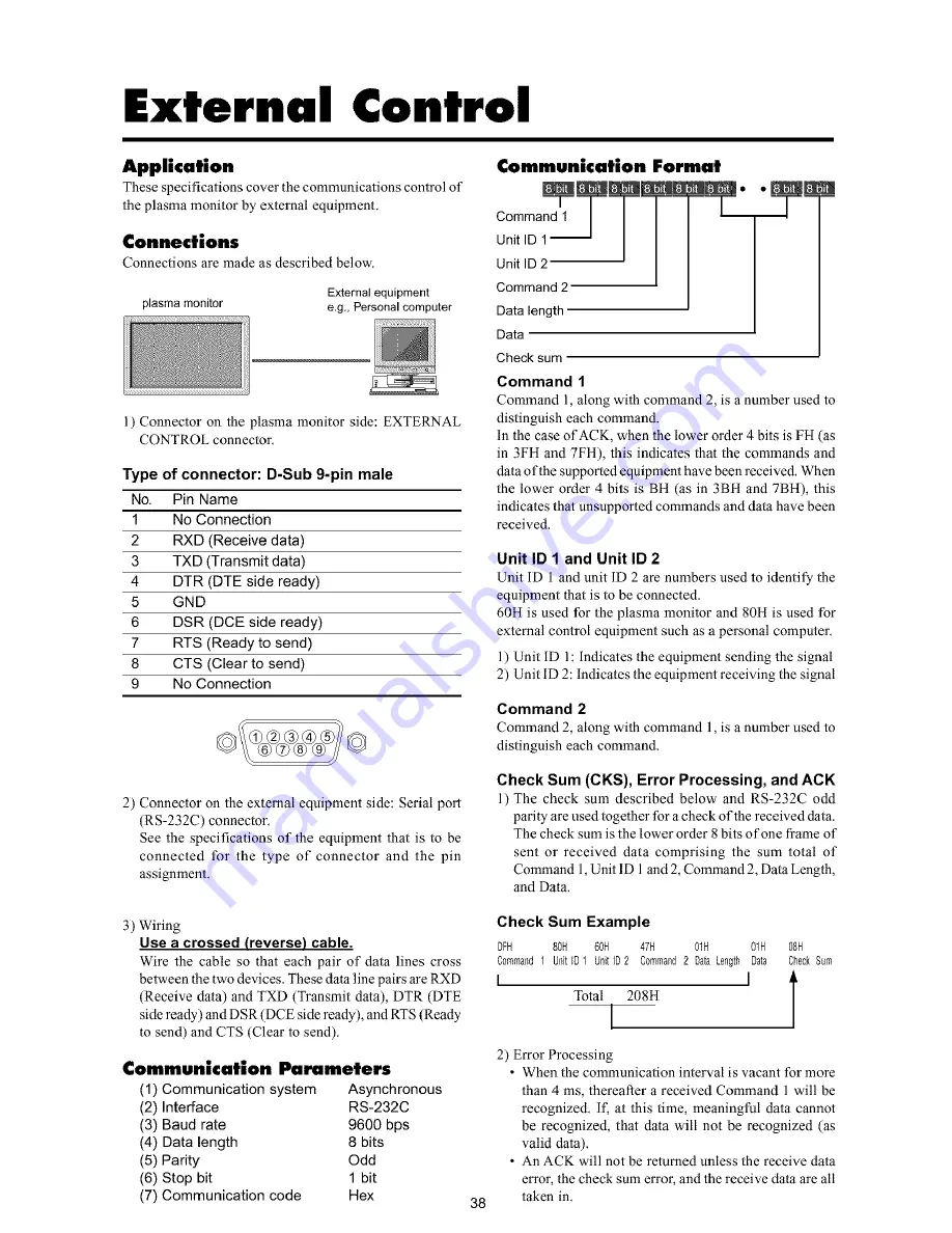 Toshiba 42HP82 Скачать руководство пользователя страница 43