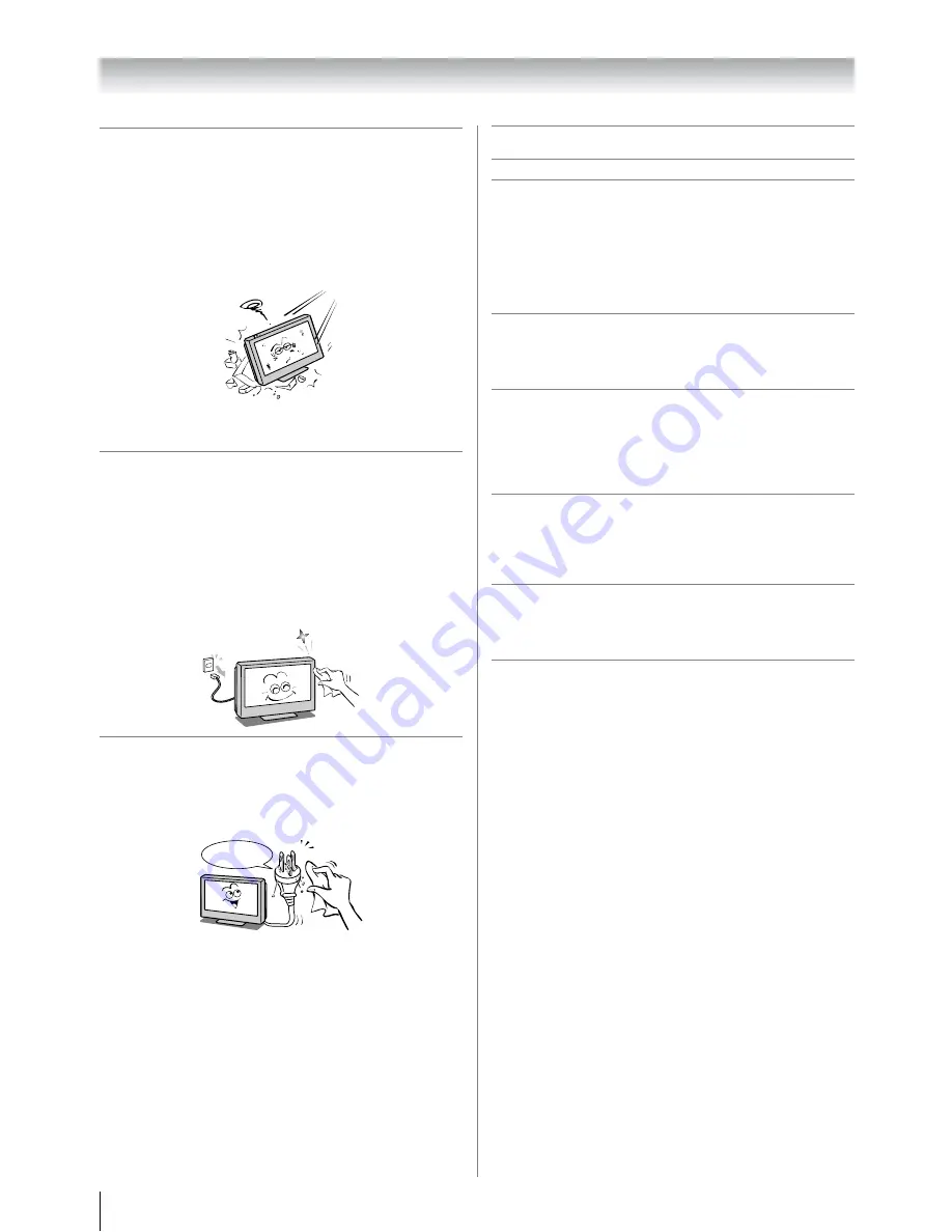 Toshiba 42WL68A Owner'S Manual Download Page 6