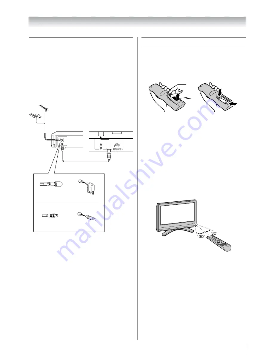 Toshiba 42WL68A Owner'S Manual Download Page 7