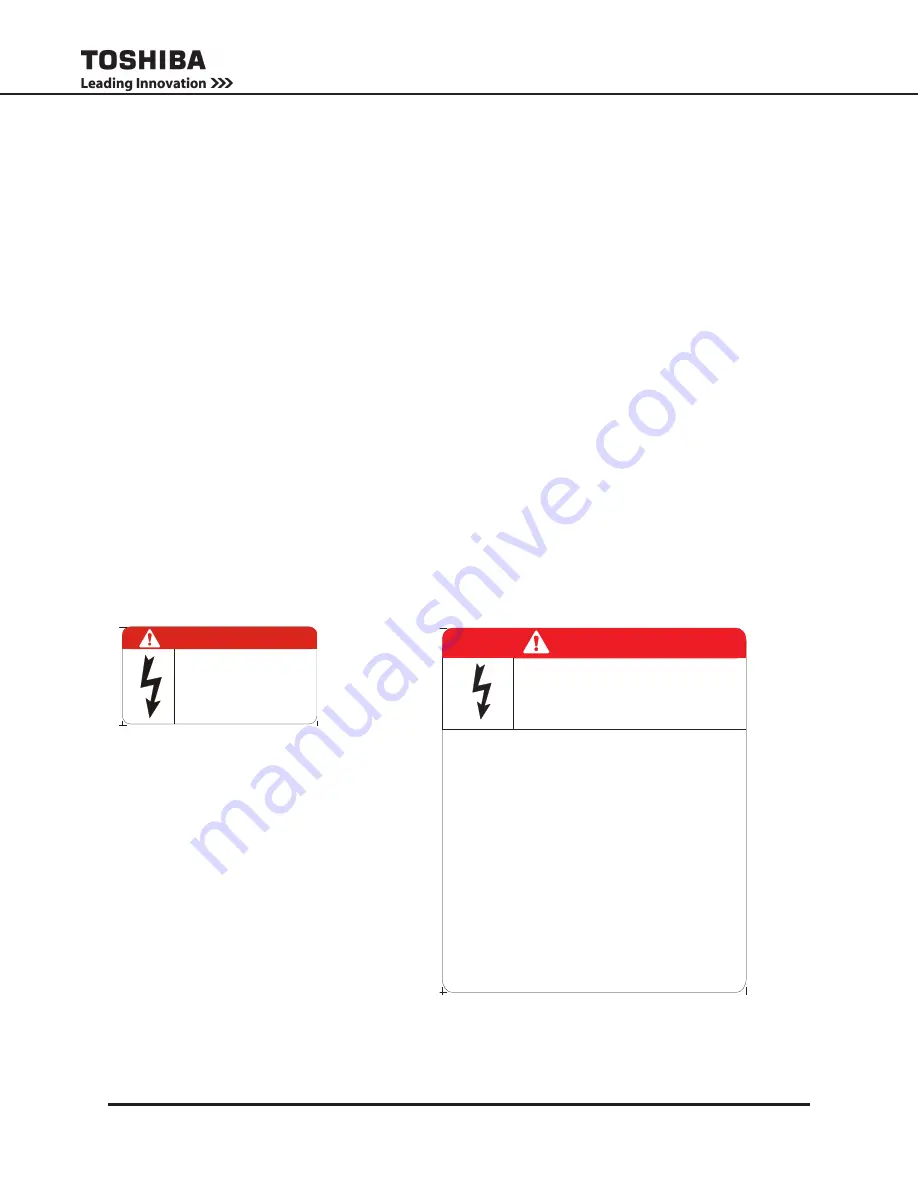 Toshiba 431A Installation And Operation Manual Download Page 33