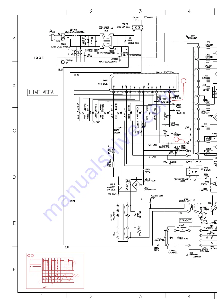 Toshiba 43VJ33P Service Manual Download Page 68