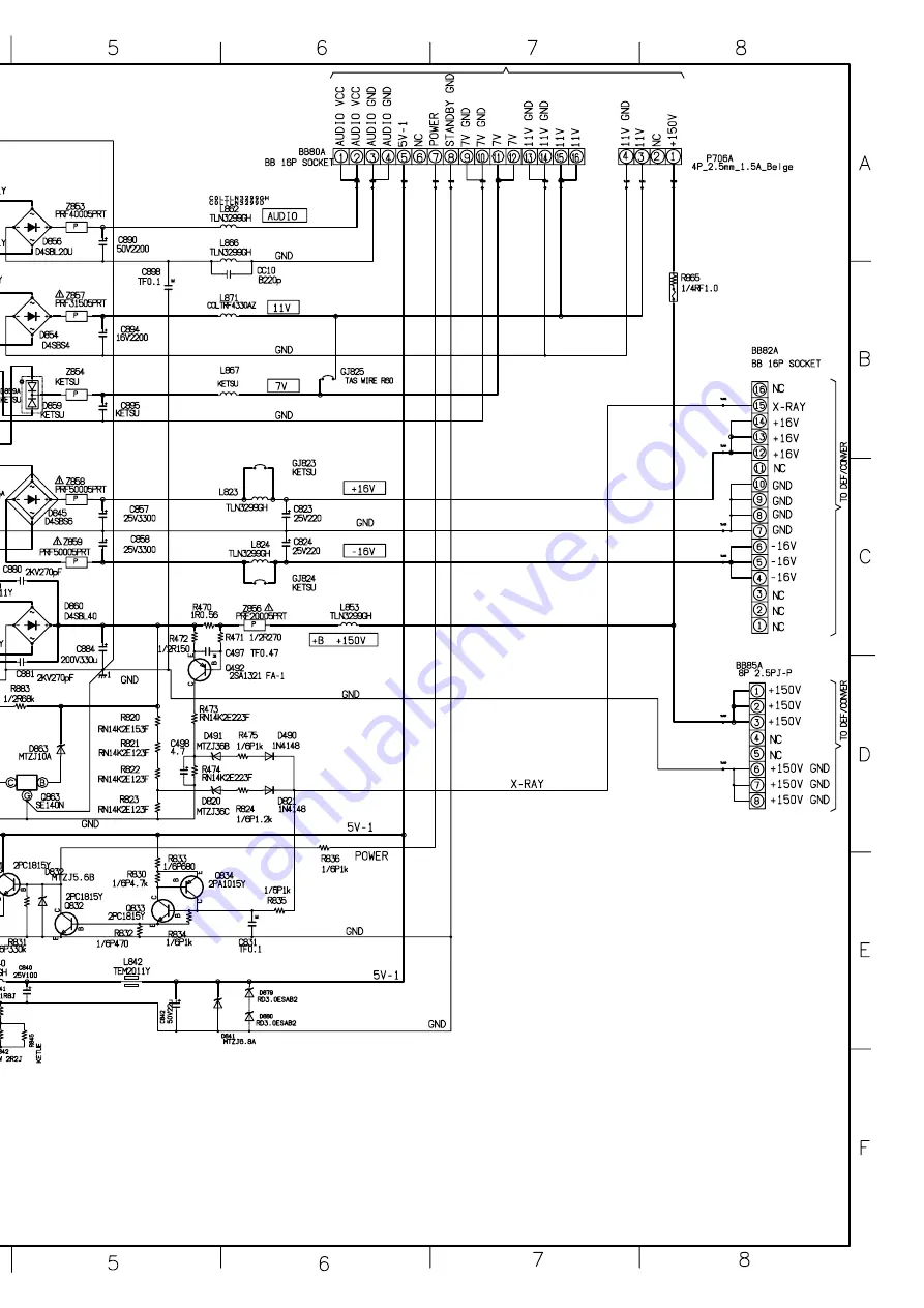 Toshiba 43VJ33P Service Manual Download Page 69