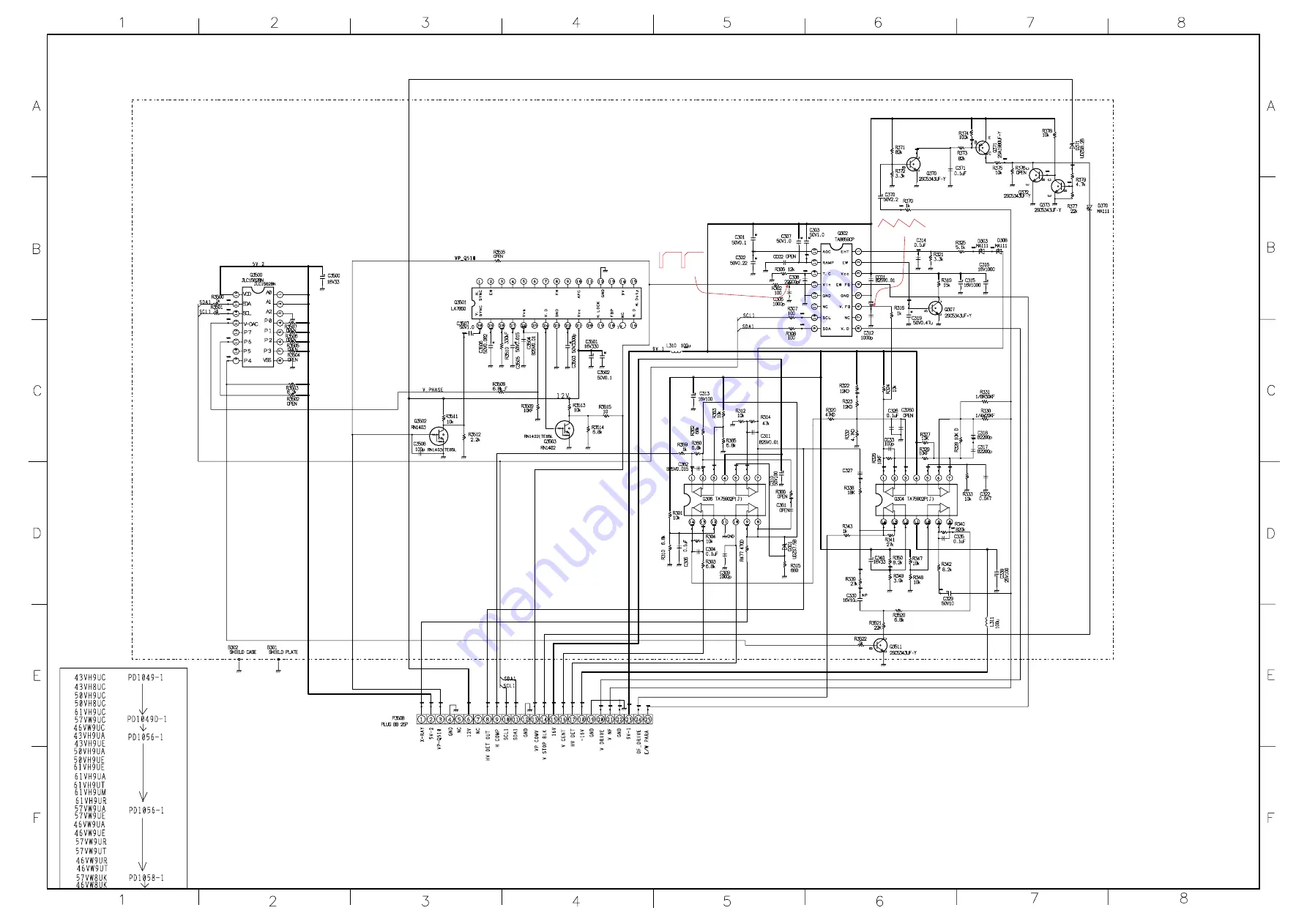 Toshiba 43VS9UA Schematic Diagram Download Page 16