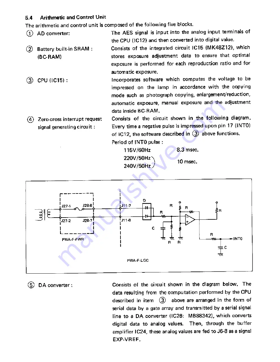 Toshiba 4550 Service Manual Download Page 96