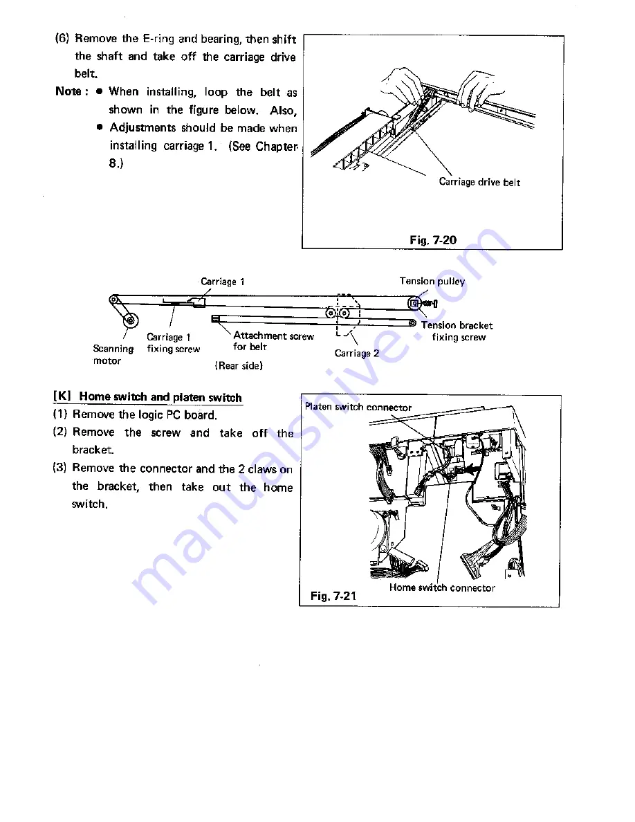 Toshiba 4550 Service Manual Download Page 109