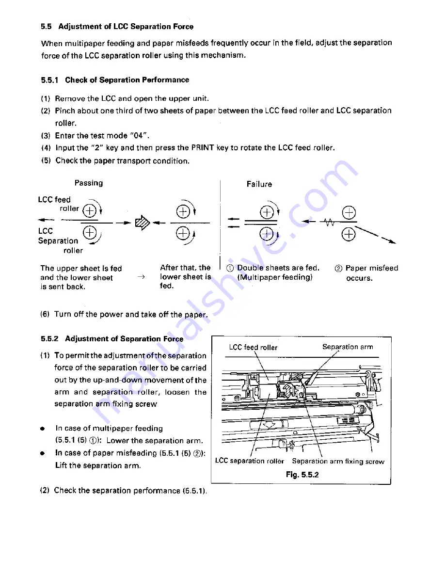 Toshiba 4550 Service Manual Download Page 172