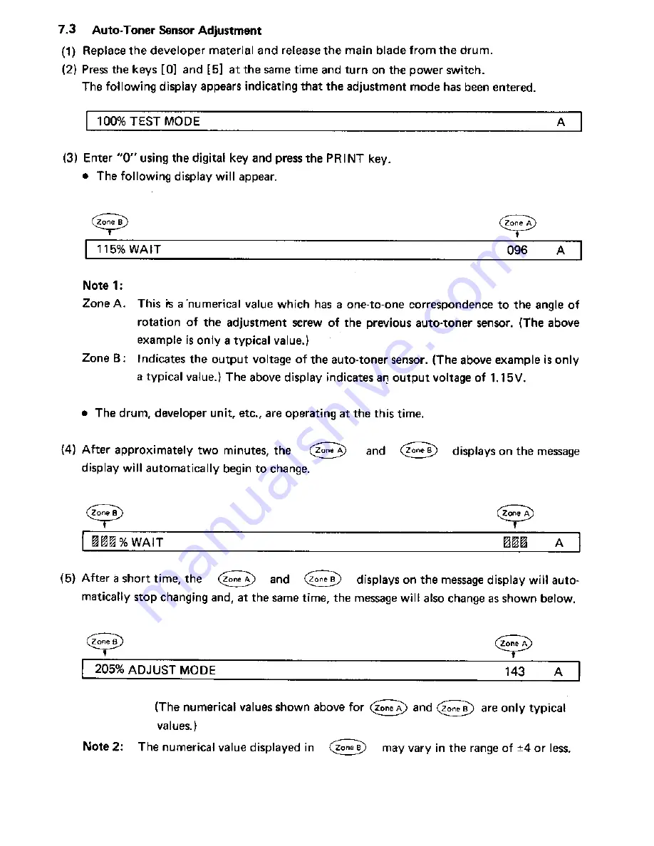 Toshiba 4550 Service Manual Download Page 212