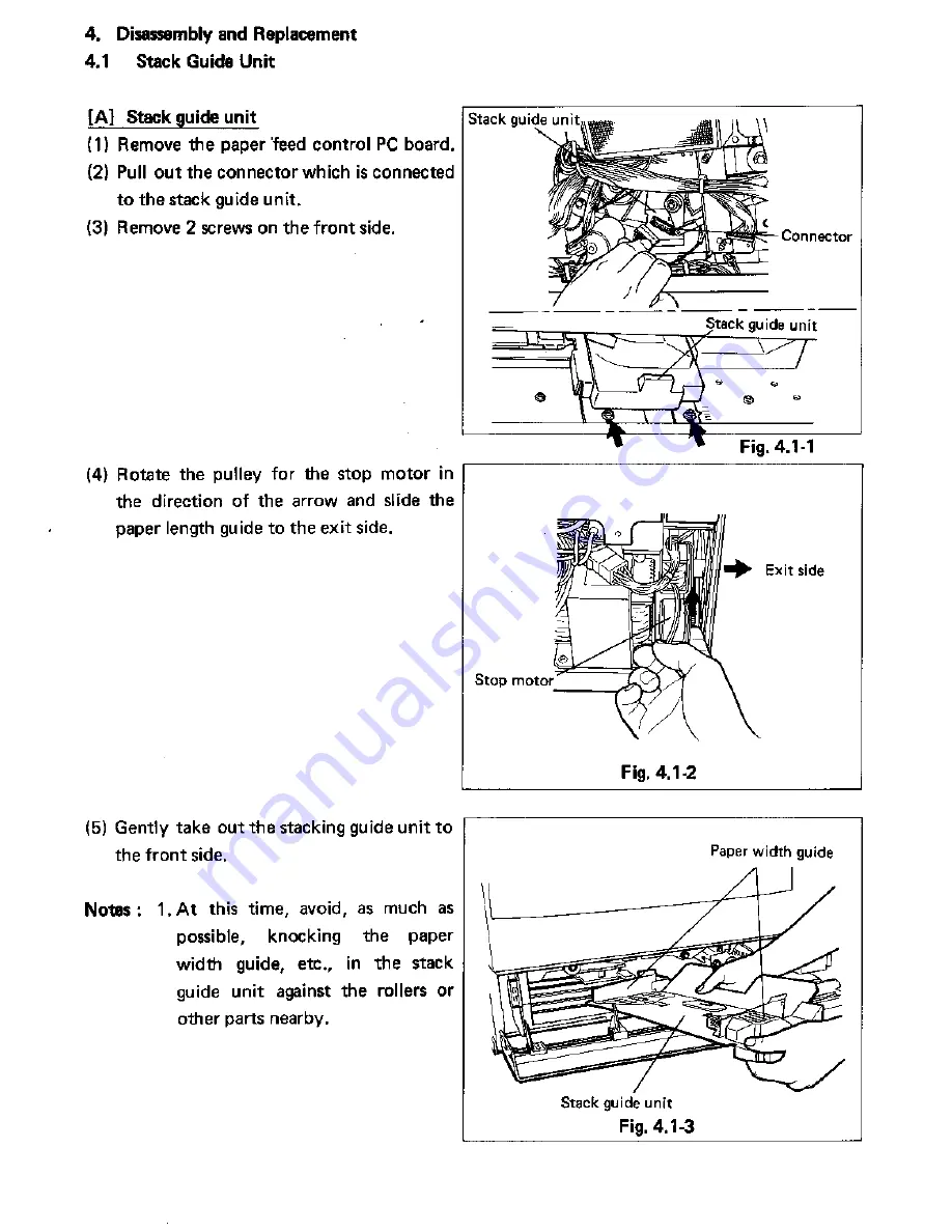 Toshiba 4550 Service Manual Download Page 244