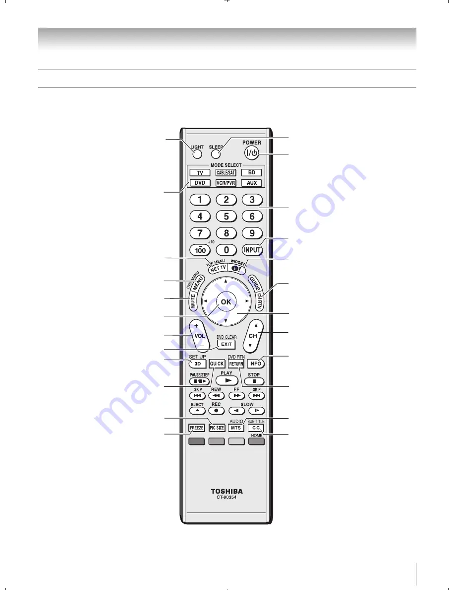 Toshiba 46WX800U Owner'S Manual Download Page 25