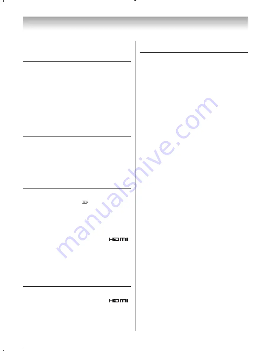 Toshiba 46WX800U Owner'S Manual Download Page 82