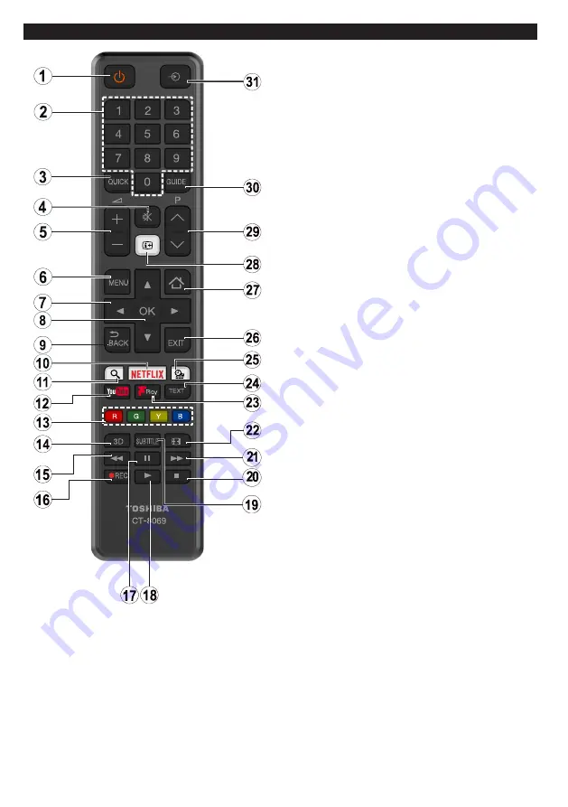 Toshiba 49V6763DB Operating Instructions Manual Download Page 11