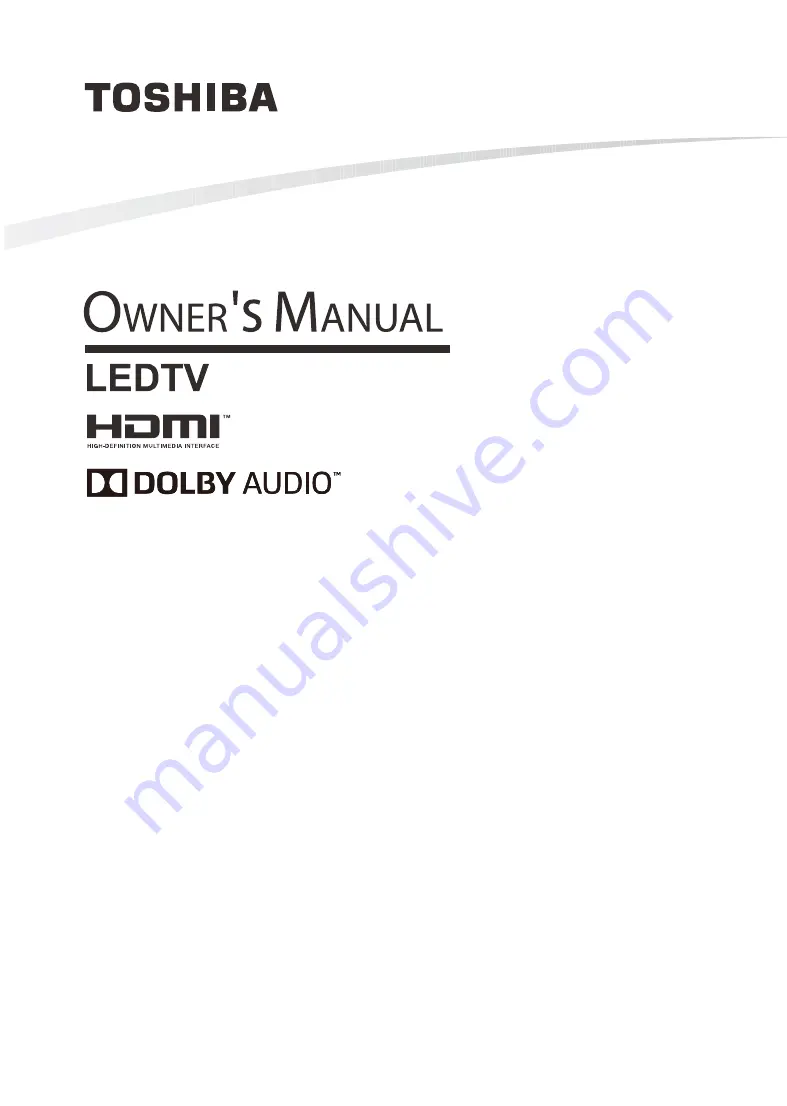 Toshiba 50U7950 Series Owner'S Manual Download Page 2